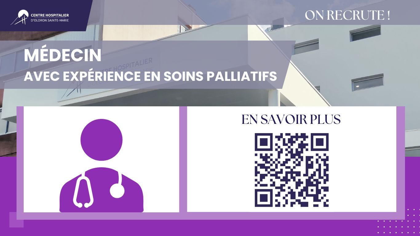 L'hôpital recrute un Médecin avec expérience en soins palliatifs