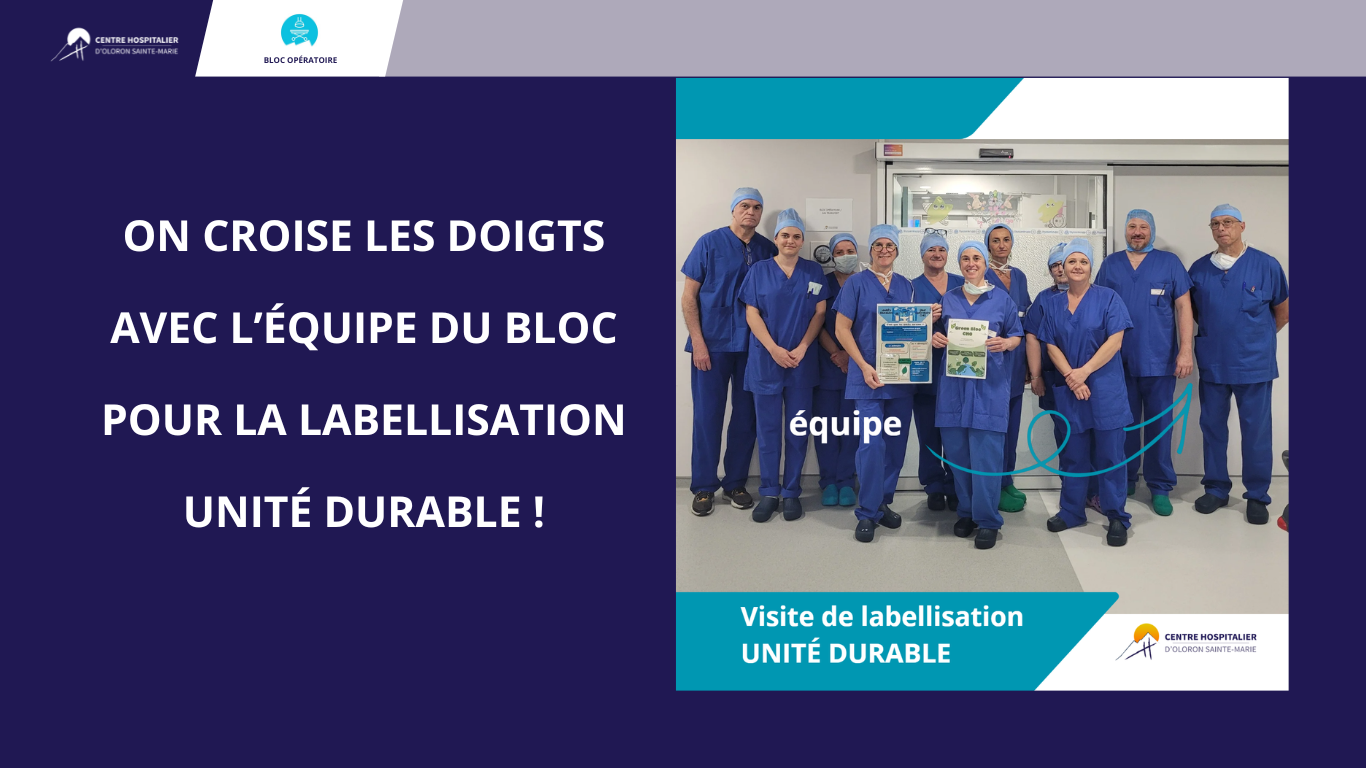 Un bloc opératoire pilote en développement durable : une visite d’étape pour la labellisation du CH d’Oloron